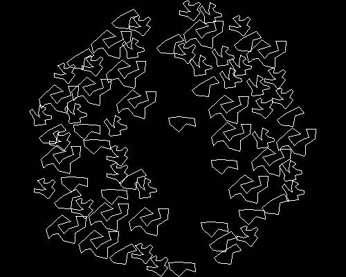 Plants, trees cad map