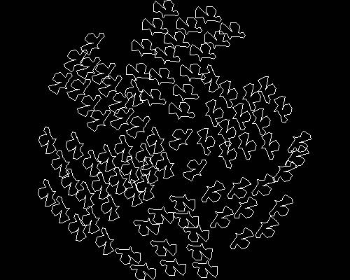 Plants, trees cad map