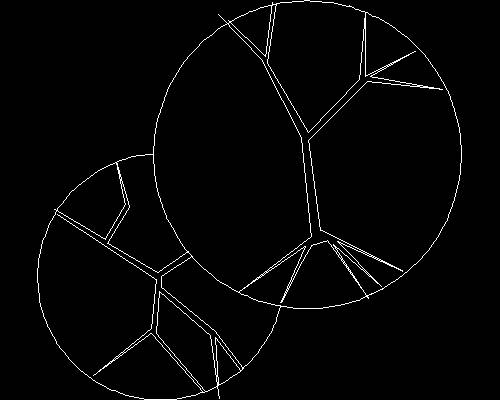 Plants, trees cad map