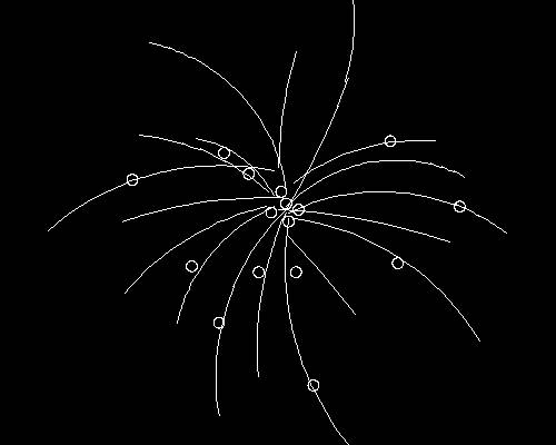 Plants, trees cad map