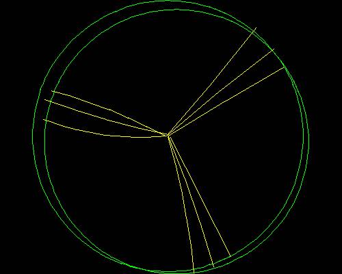 Plants, trees cad map