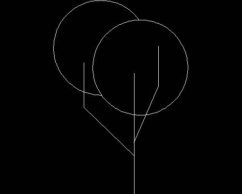Plants, trees cad map