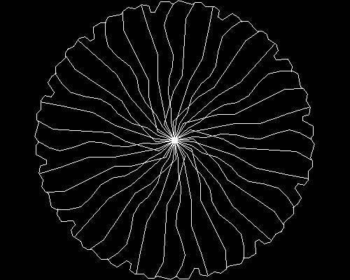 Plants, trees cad map