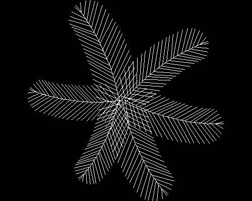 Plants, trees cad map