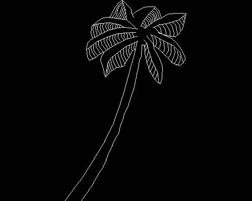 Plants, trees cad map
