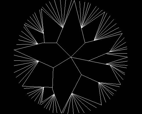 Plants, trees cad map