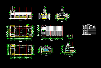 Autocad Free Blocks Church New Garden New Life