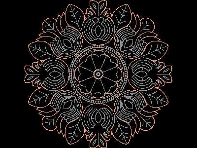 Patterns of Chinese Traditional  Relief Roof