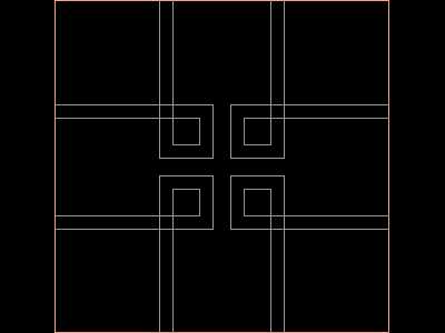 Brick floor CAD