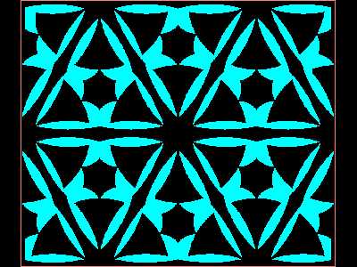 Classical Symmetrical Pattern Design for CAD Map