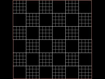 Classical Style Relief Pattern Cad 9P