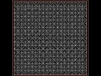 Classical Wallpattern Cad Design