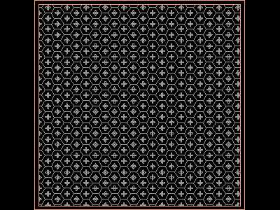 Classical Wallpattern Cad Design