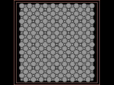 Classical Wallpattern Cad Design