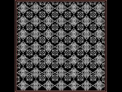 Classical Wallpattern Cad Design