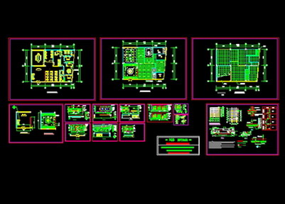 Office Renovation Plan CAD Drawing Download Free 