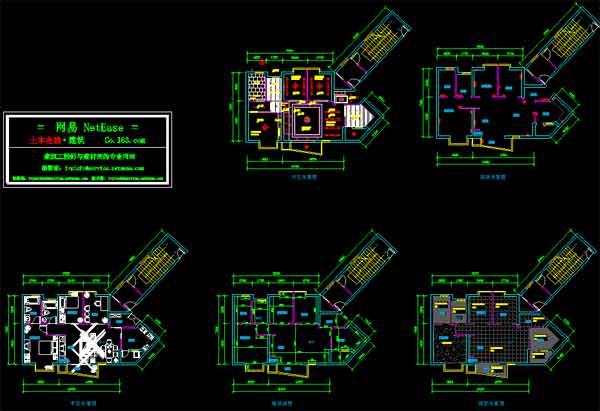 2-Bedroom Apartment Residential Design CAD Final Drawing Download Free