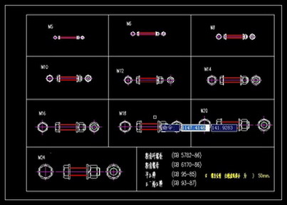 variety of classic hardware CAD material download