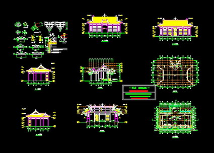 Wash king's hall of Buddhist temple of heart drawings,CAD Flat View,CAD Decoration design