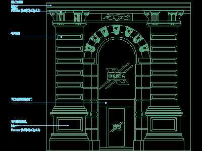 Building Cad Block, Architecture Pattern