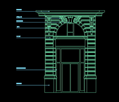 Building Cad Block, Architecture Pattern