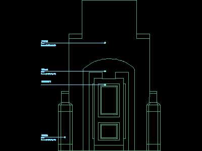 Building Cad Block, Architecture Pattern
