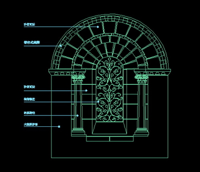 Building Cad Block, Architecture Pattern