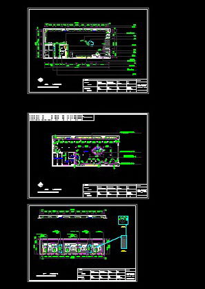 Two-story mall space CAD design