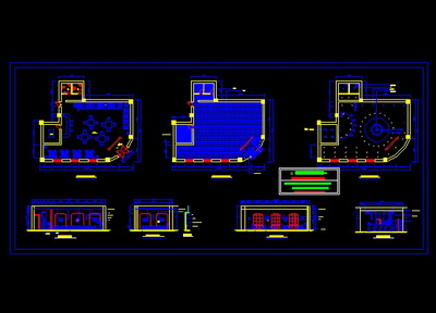 The design of the decoration program diagram. Cafe
