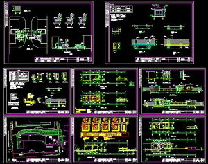 Guard Door wall CAD drawings
