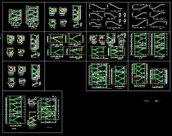 CAD stairs large sample map