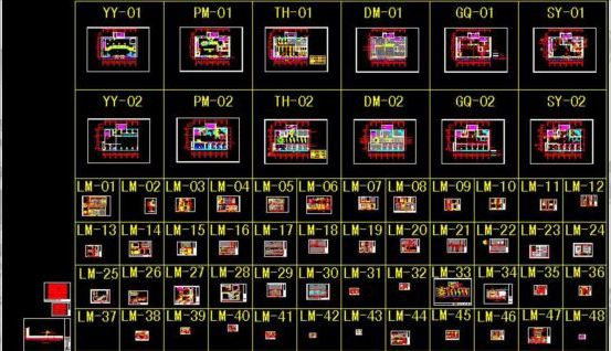 Complete renovation of the bank cad drawings