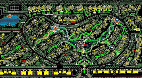 CAD design high-end residential buildings