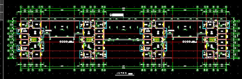 Six-storey house CAD design
