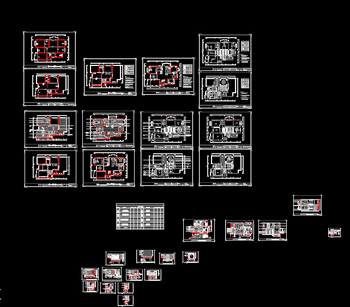 Chinese CAD construction drawing