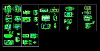 Balcony decoration CAD ​​facade profiles