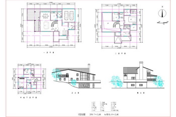 European style hillside two-story villa