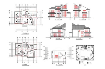 Two-tier garden style villa