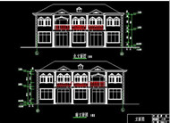Villa north and south surface building plans