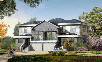 European-style villa with a basement-2