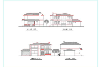 Modern style residential villa construction-1