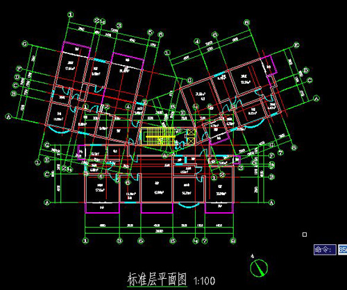 CAD Design of house with ladder