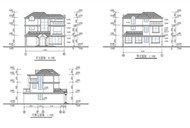 Modern style villa construction plans-2