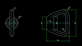 Ring nut CAD drawings