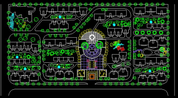 Tour planning and design of the residential area general layout