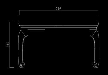 Left view of the Ming and Qing furniture Tables