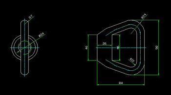 Ring nut CAD drawings