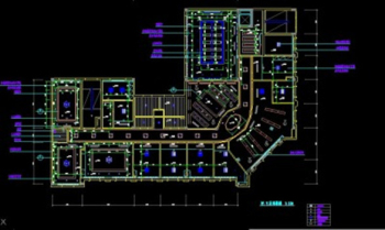 Bank decoration full CAD drawing