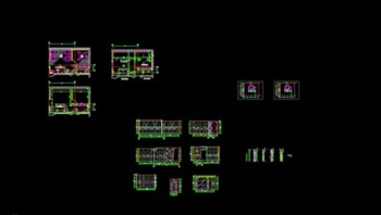 Corporate customers lounge CAD drawing