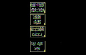 Cafe design CAD drawings